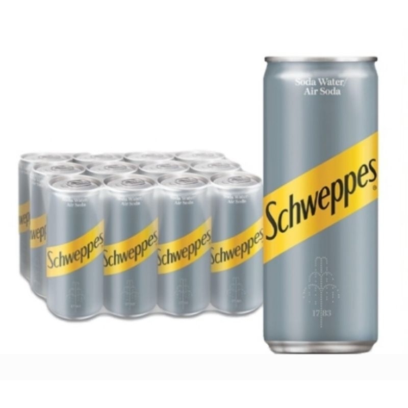 Schweppes Mixers (320mlx12) Soda Water / Ginger Ale / Tonic Water