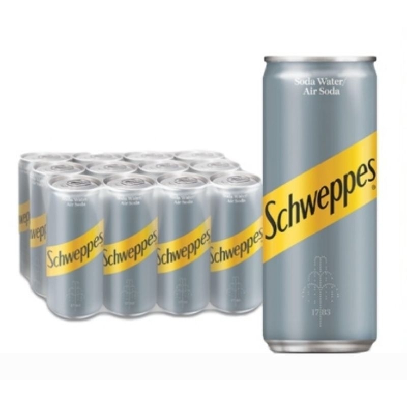 Schweppes Mixers (320mlx12) Soda Water / Ginger Ale / Tonic Water ...