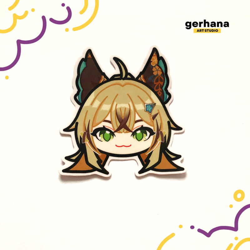 Genshin Impact Chibi Stickers | Aether Kokomi Heizhou Hutao Ganyu ...