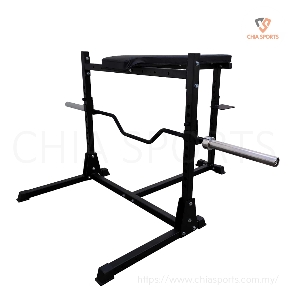 Compact Seal Row Bench Back Workout Machine Olympic Cambered Press Bar