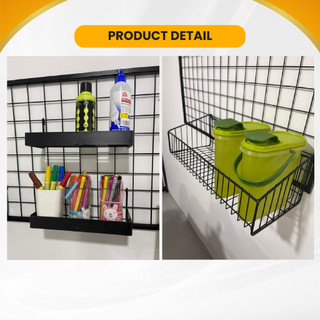 Multi Purpose Wall Netting Frame Wall Display Rack Mesh Organizer ...