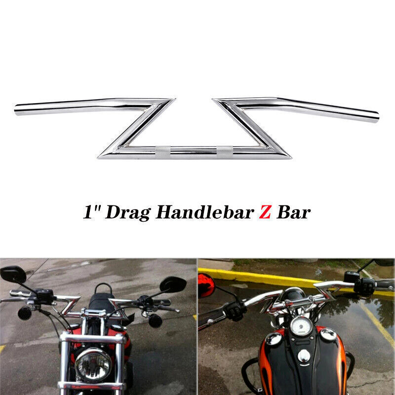 Motorcycle Retro Drag Handle Handle bar 7/8" 22mm 1" 25mm Universal Z