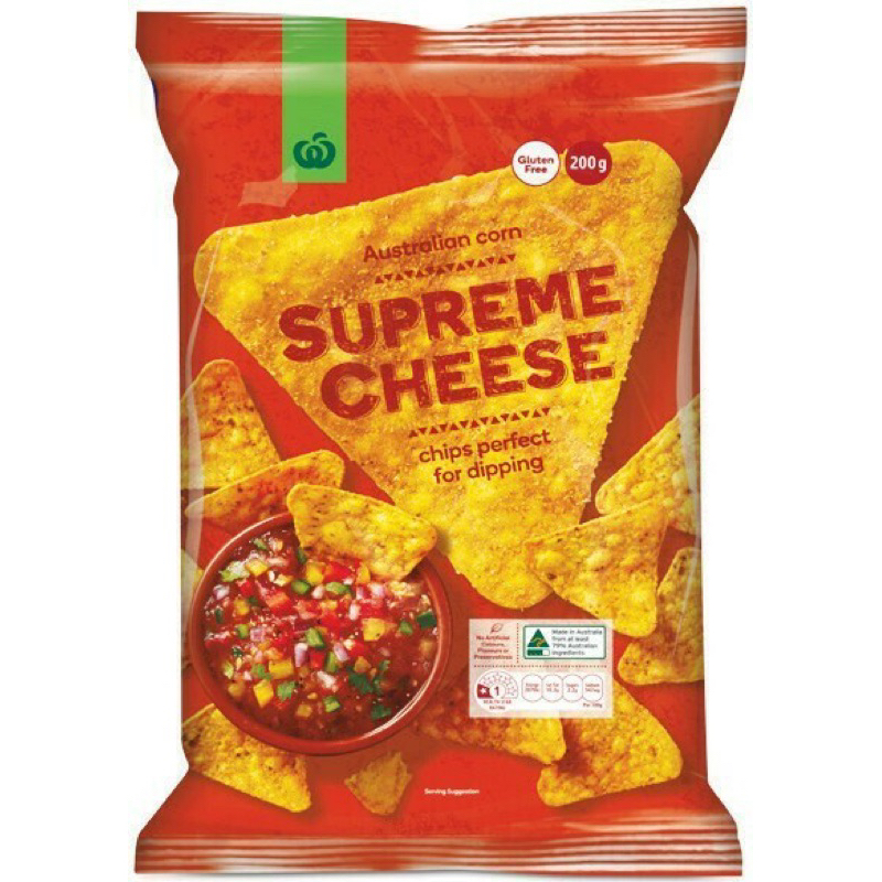 Woolworths Corn Chips Supreme 200g Shopee Malaysia