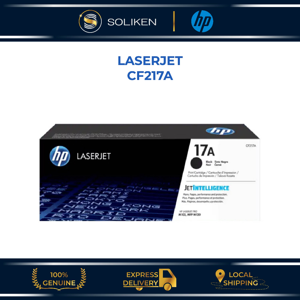 [ORIGINAL]HP 17A (CF217A) 100% ORIGINAL BLACK TONER CARTRIDGE | Shopee ...