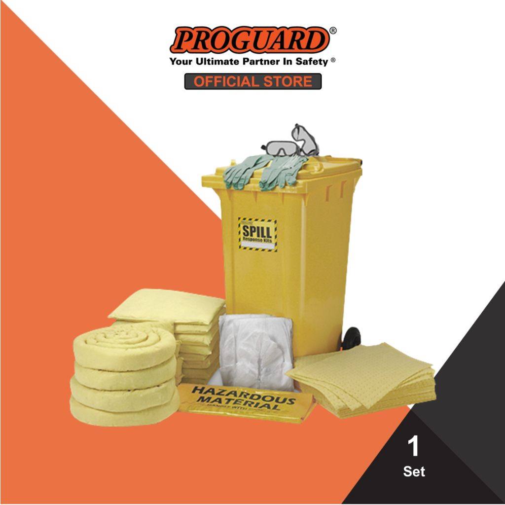 Proguard 240 Litre Dispenser Spill Kit Cart - Chemical Only | Shopee ...