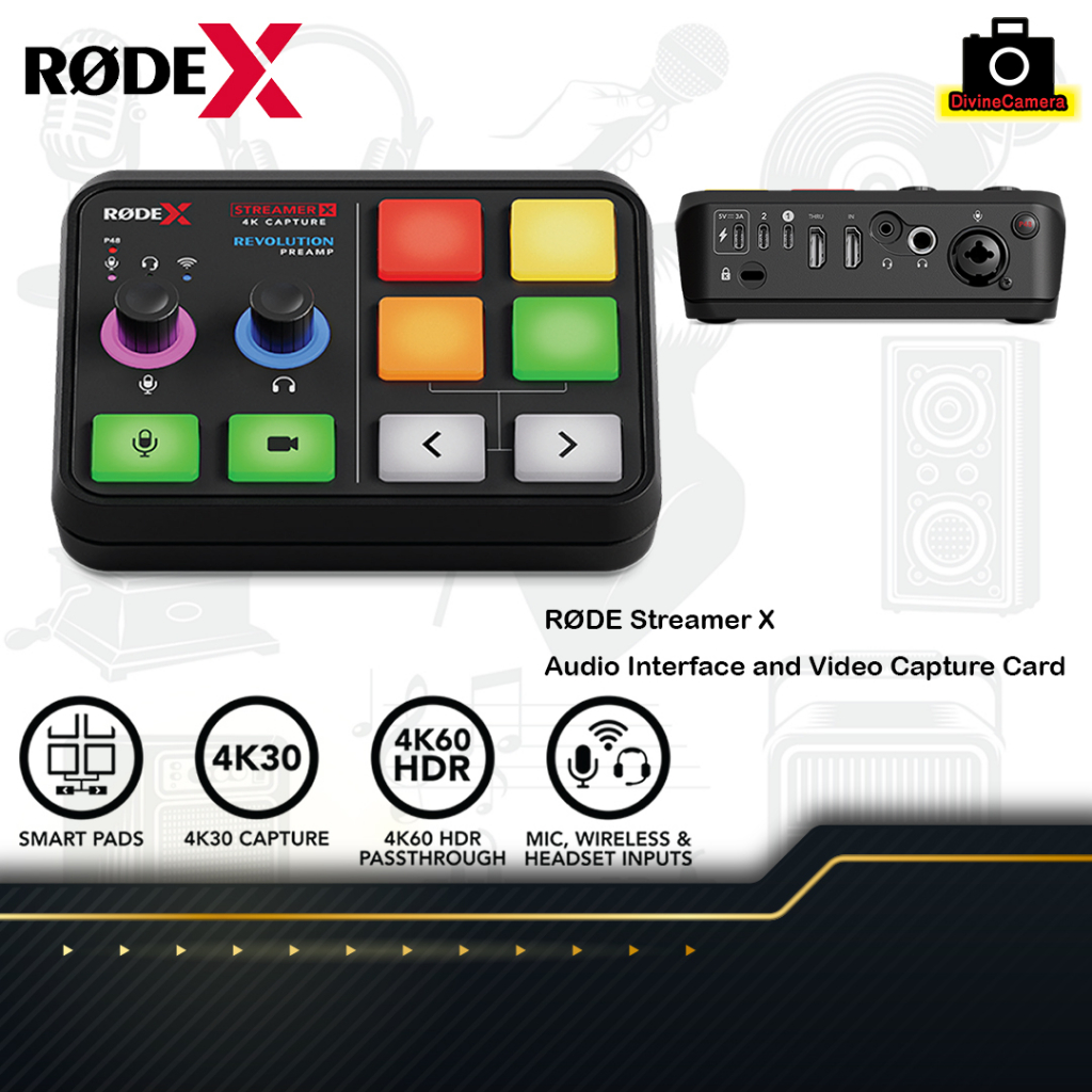 RØDE Streamer X Audio Interface and Video Capture Card | Shopee Malaysia