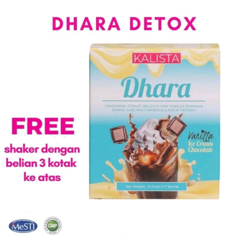 POST TODAY KALISTA DHARA with FREE GIFT ♥️ kurus slimming fat burner detox supplement