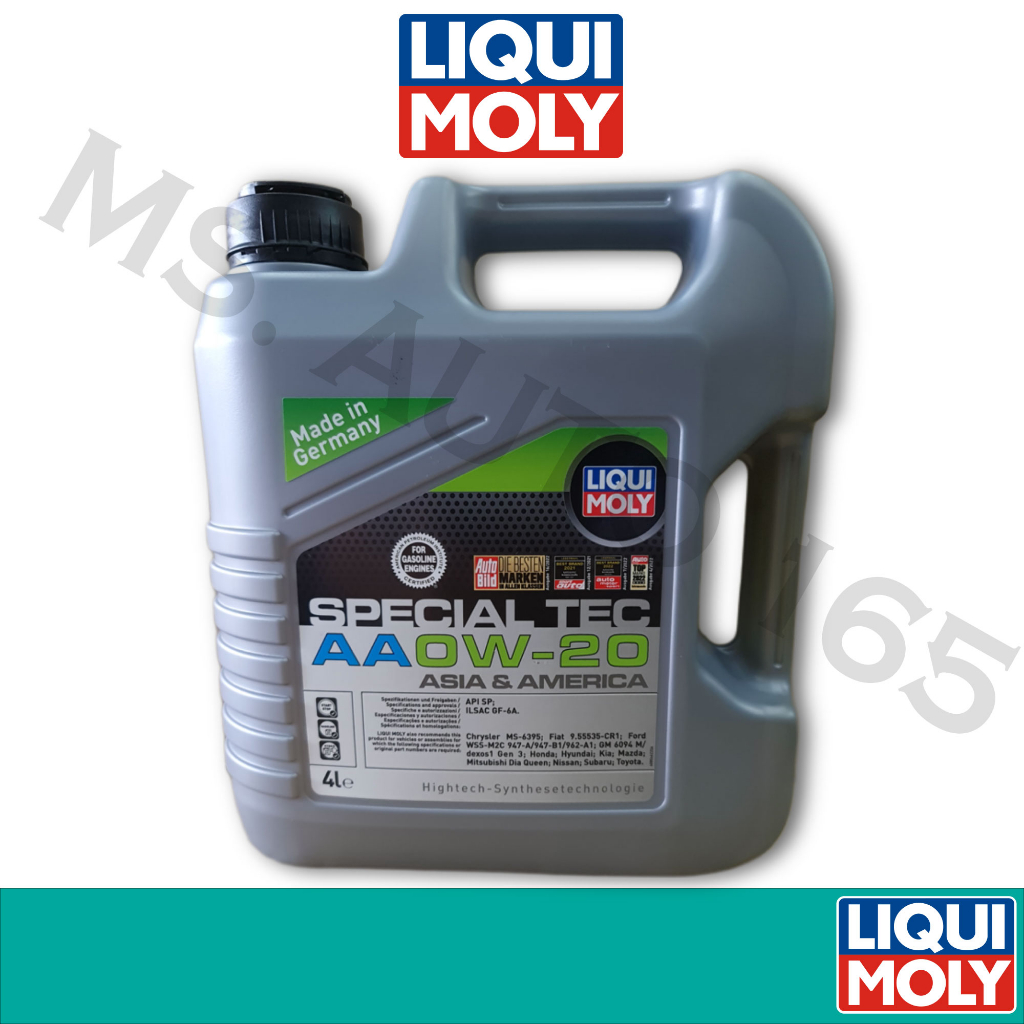 Liqui Moly 0w20 Special Tec AA 4L Fully Synthetic Engine Oil Minyak ...