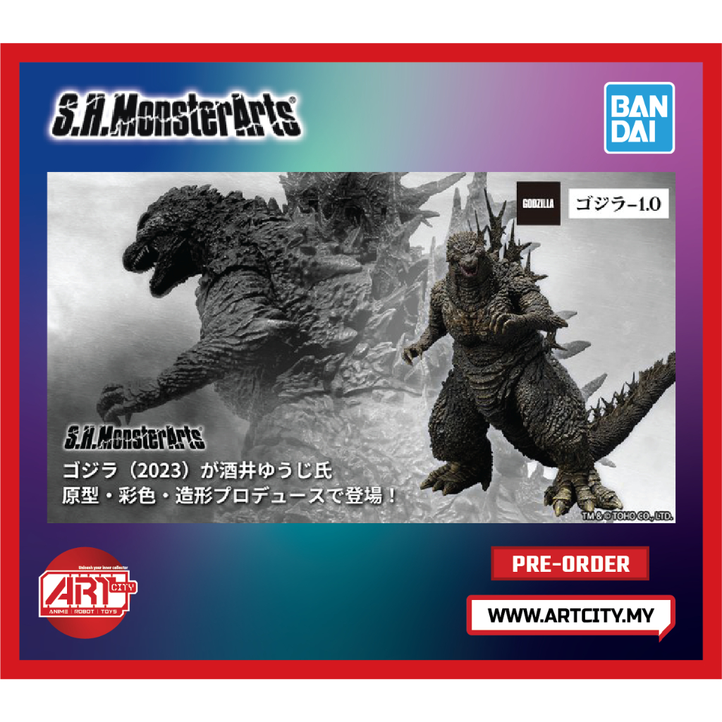 Bandai S.H.MonsterArts SHM Godzilla 2023 Godzilla Minus One