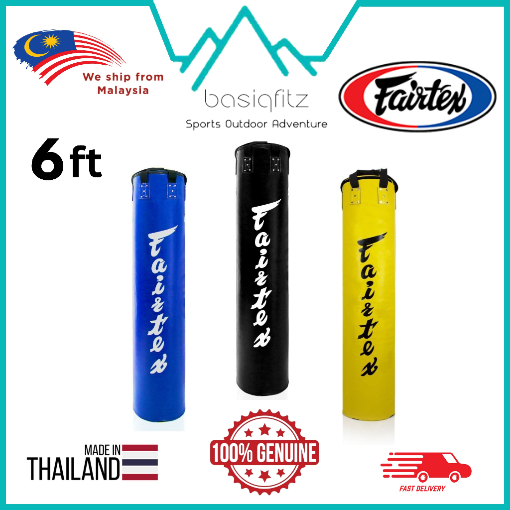 Fairtex HB6 6ft Muay Thai Banana Bag Heavy Bag Training Punching Bag (UNFILLED) Shopee Malaysia