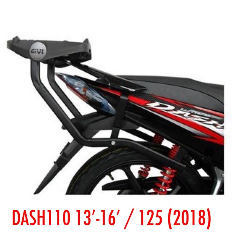 Givi Rack Honda Dash 125 Dash 110(13-16) HRV Heavy Duty Rack Honda Dash ...