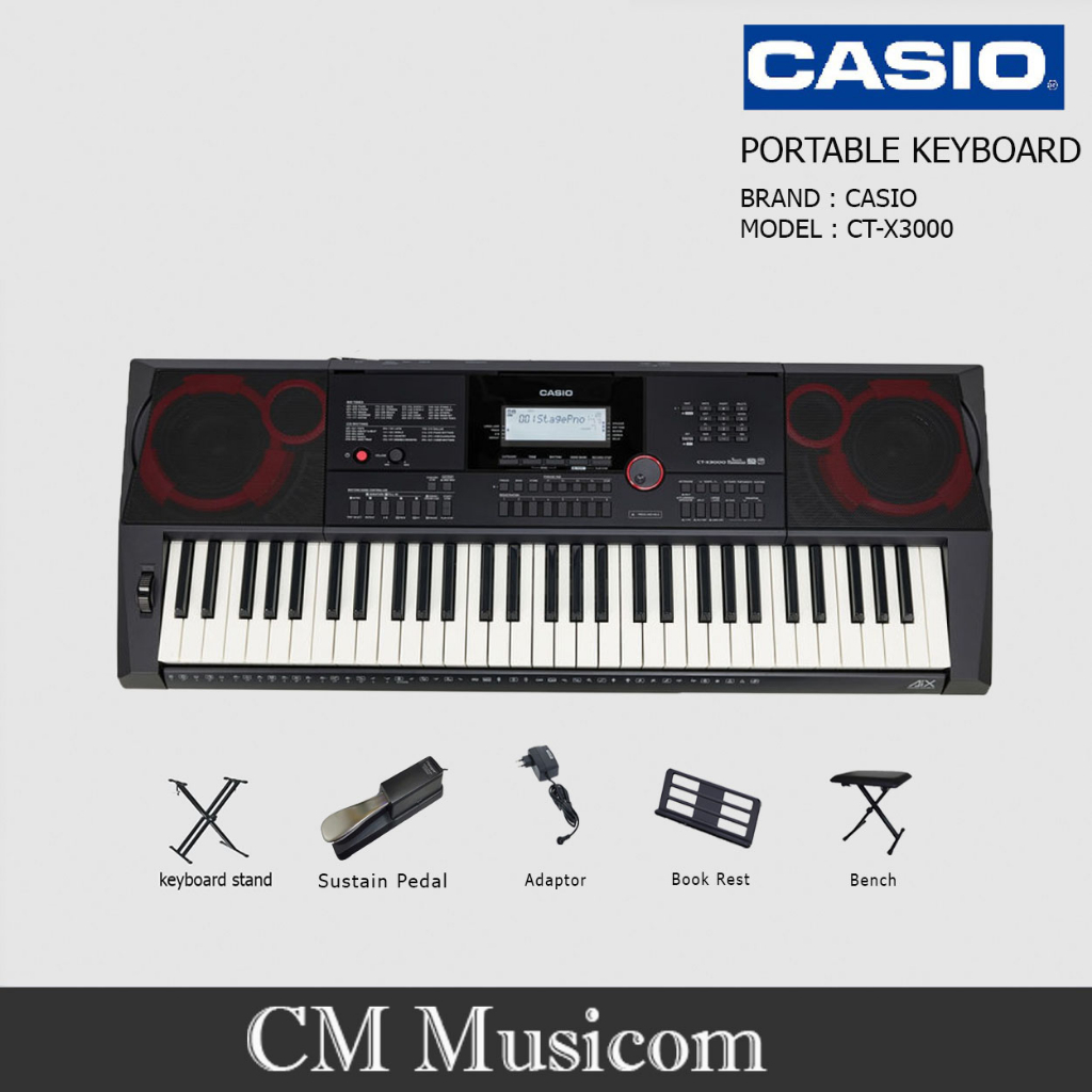 Casio CT-X3000 Portable Keyboard