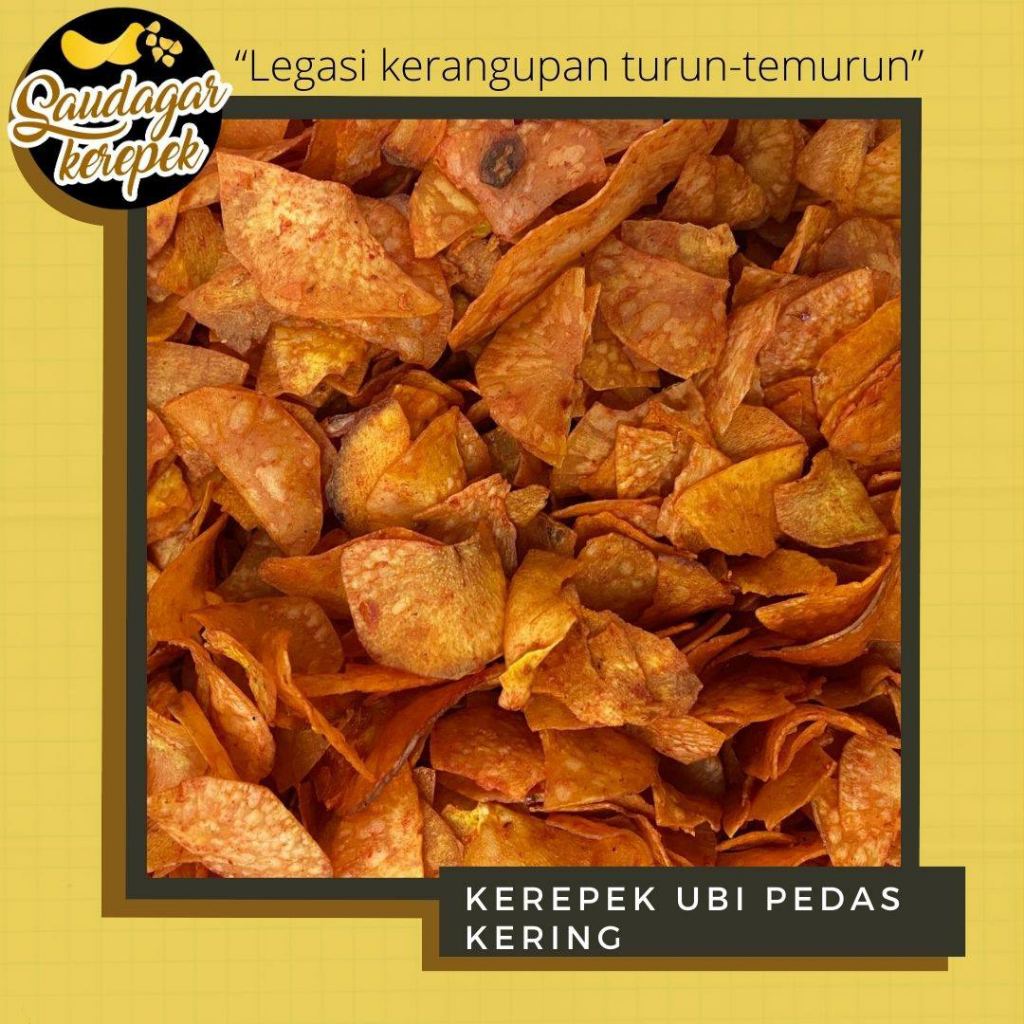 Kerepek Ubi Pedas Kering 500g [SAUDAGAR KEREPEK BANTING] | Shopee Malaysia