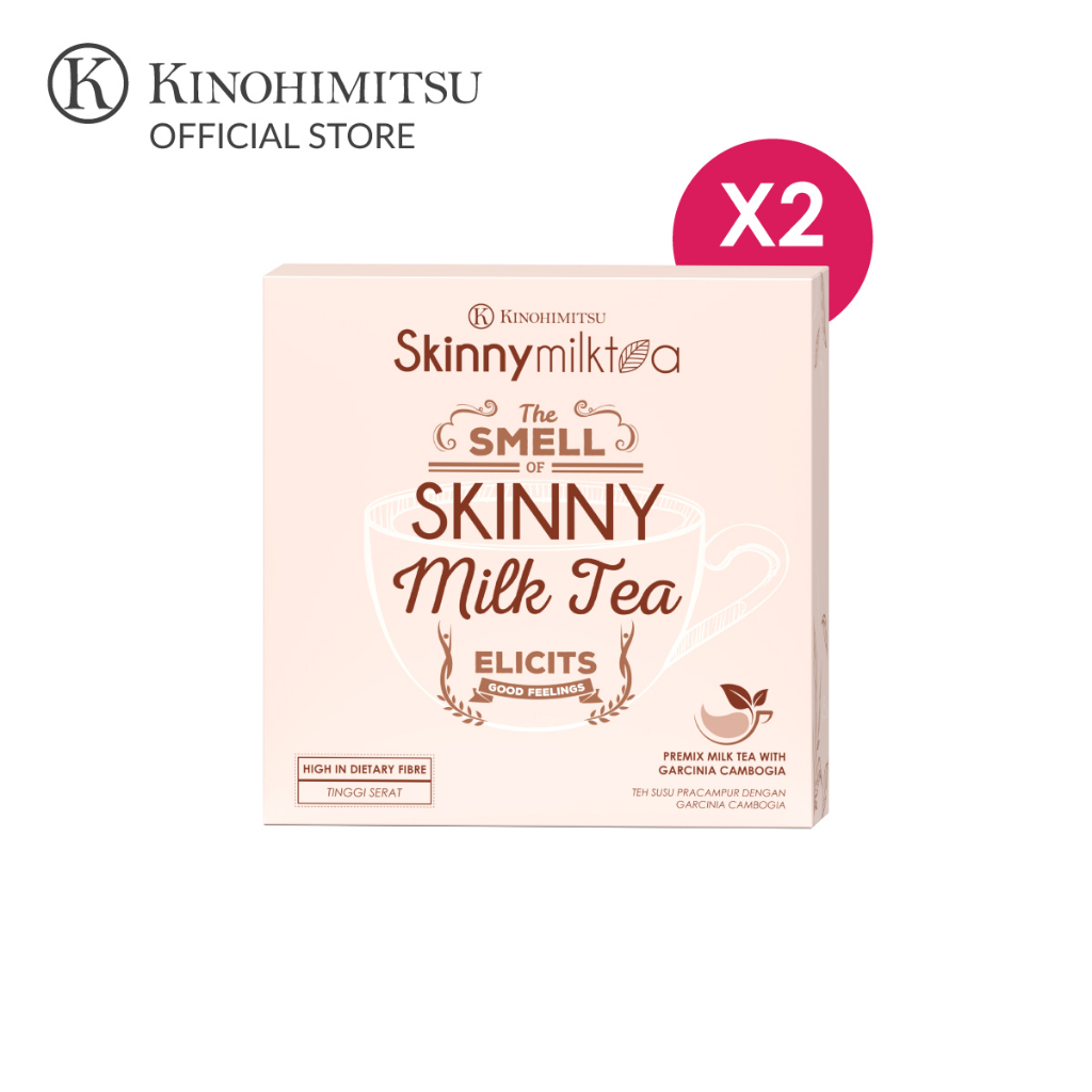Kinohimitsu Skinny Milk Tea (14's x 2 Boxes) *Masalah Sembelit/ Relieve