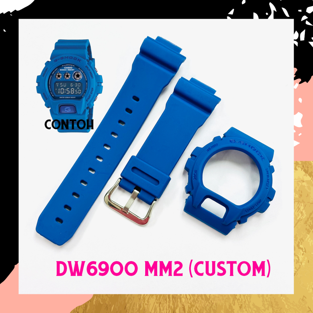 NO TERM COD PARTS G.SHOCK DW6900 MM2 CUSTOM Shopee Malaysia