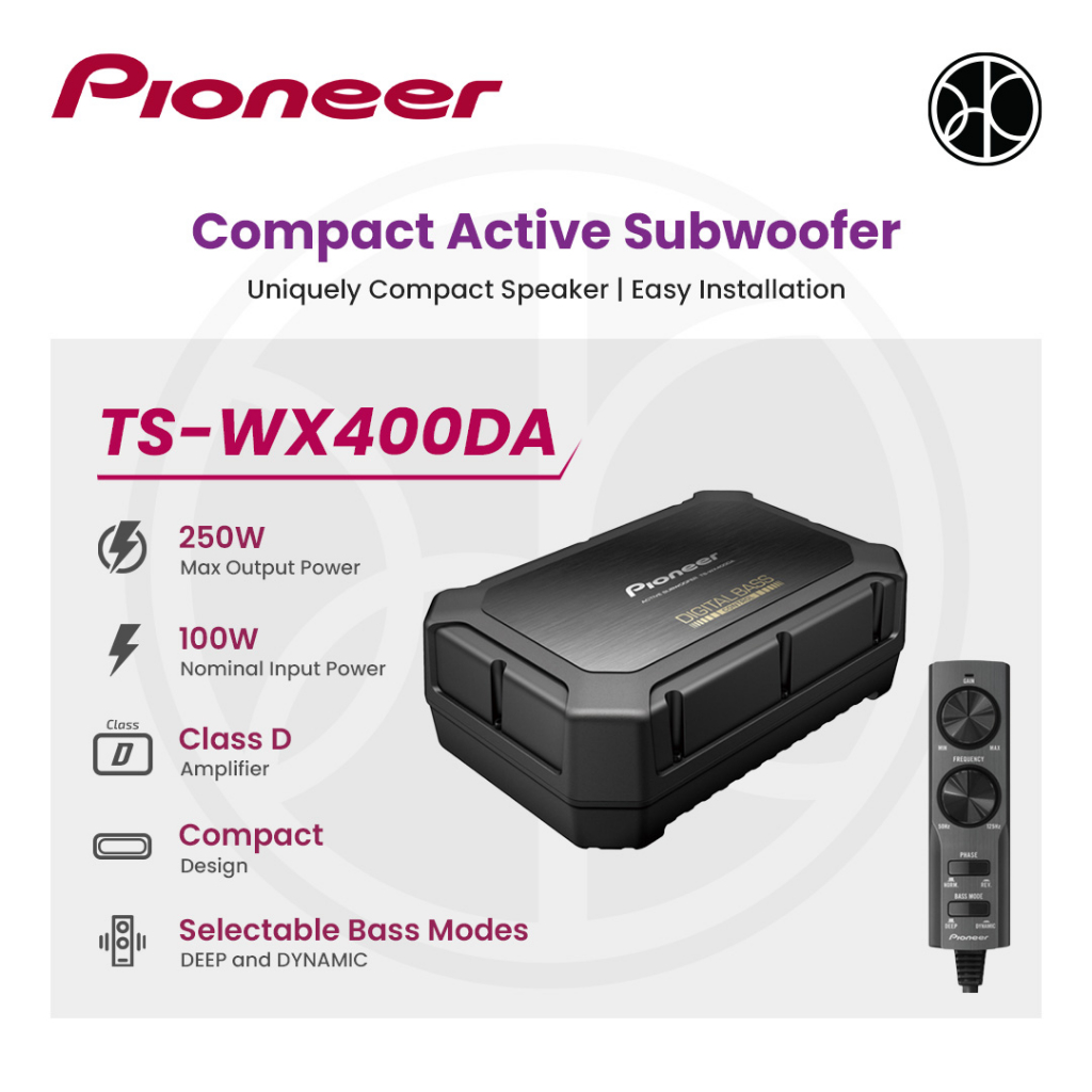 Pioneer TSWX400DA Compact Active Subwoofer Shopee Malaysia