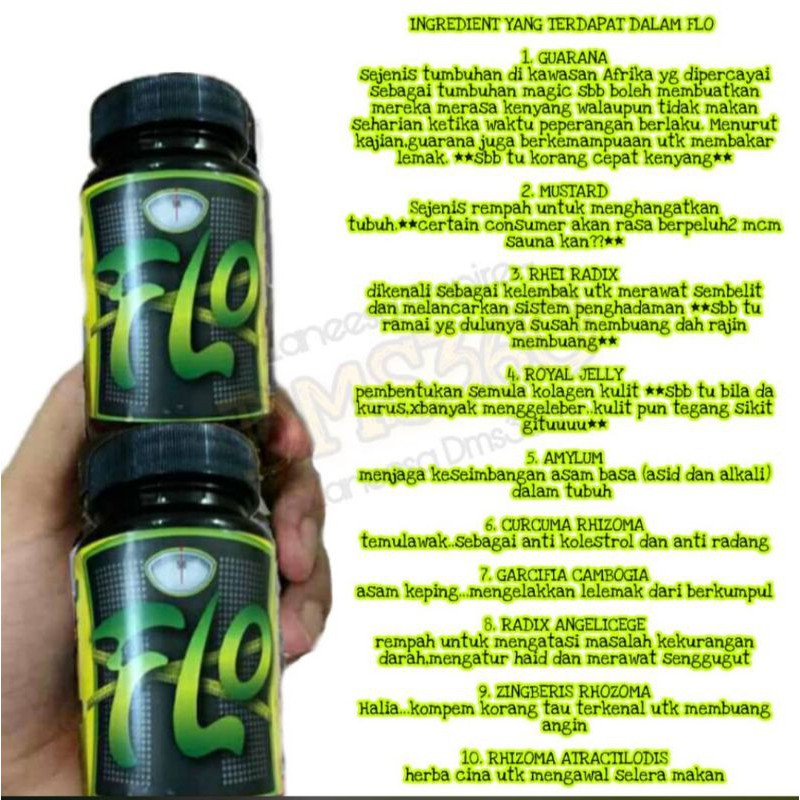 Slimming Capsule FLO New Pack Original 30 caps | Shopee Malaysia