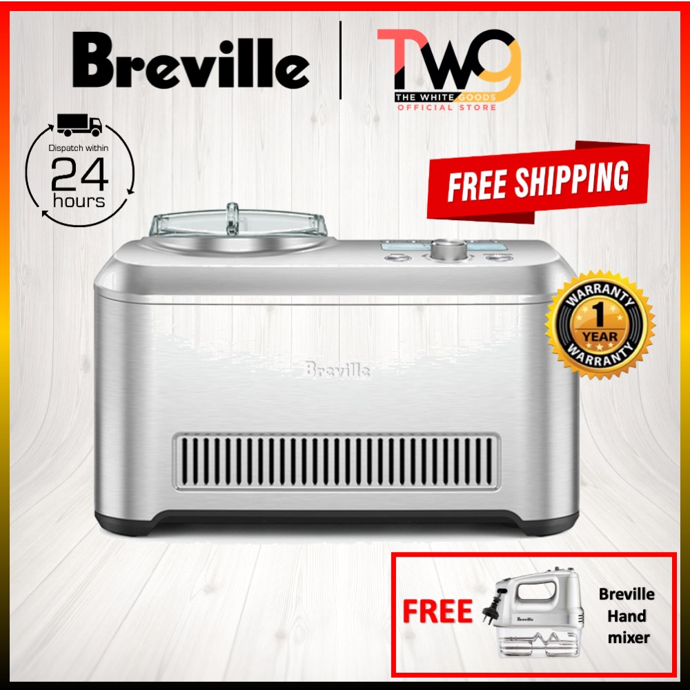 FREE SHIPPING GIFT Breville automatic ice cream Ice Cream Maker Sorbet Frozen Yogurt Gelato makers BCI600 Shopee Malaysia