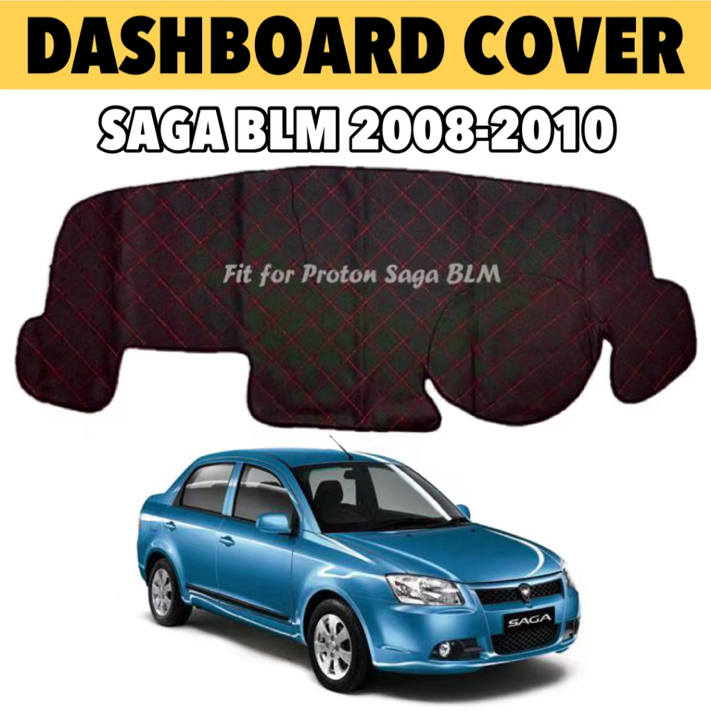 Proton Saga BLM Dashboard Cover Anti Slip Mat DAD Leather Car Dashboard