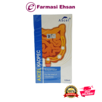 Axcel Kaopec Suspension x 120ml | diarrhoea | Cirit Birit | Shopee Malaysia