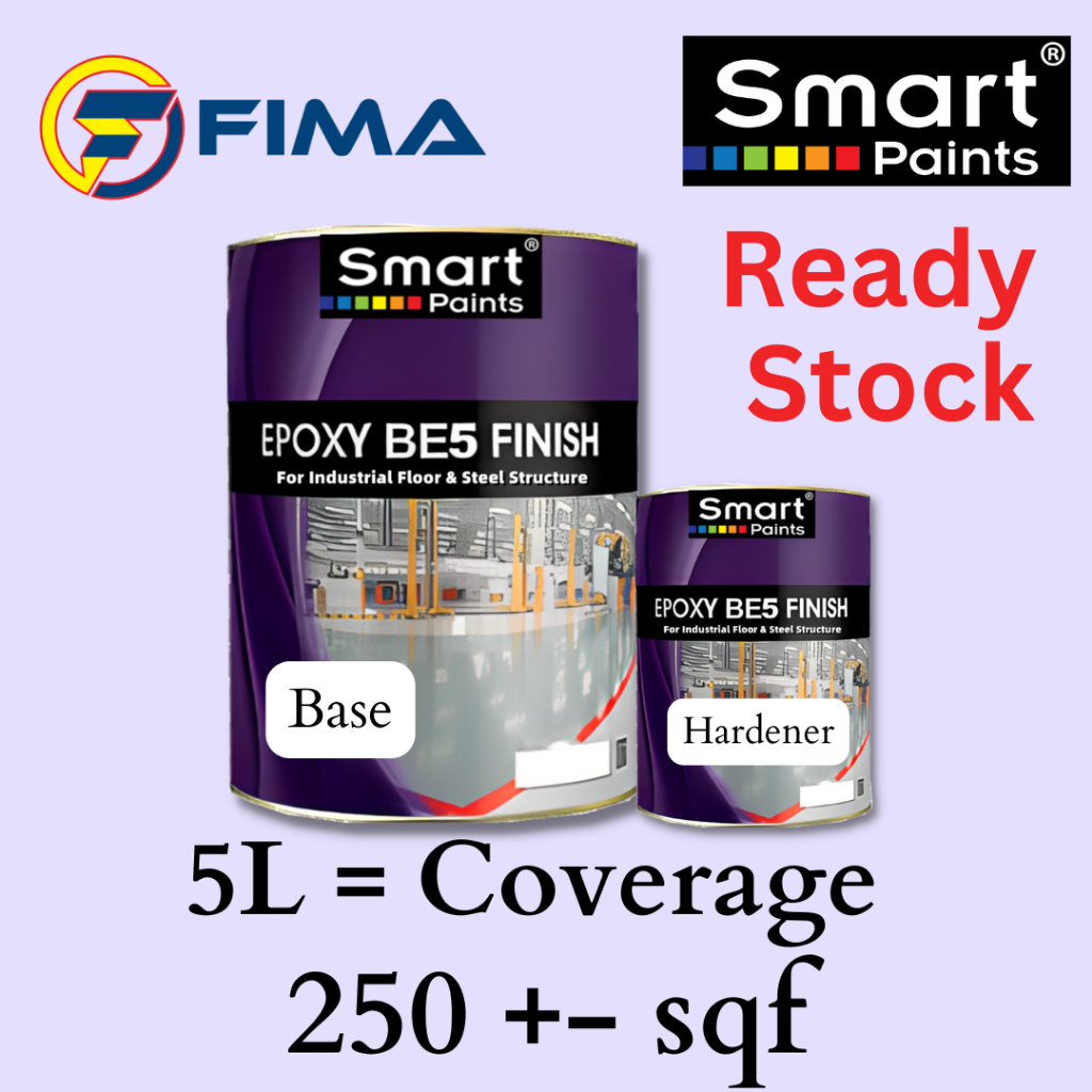 1L//5L SMART EPOXY FLOOR PAINT TILES FLOOR PAINT WATERPROOF COATING