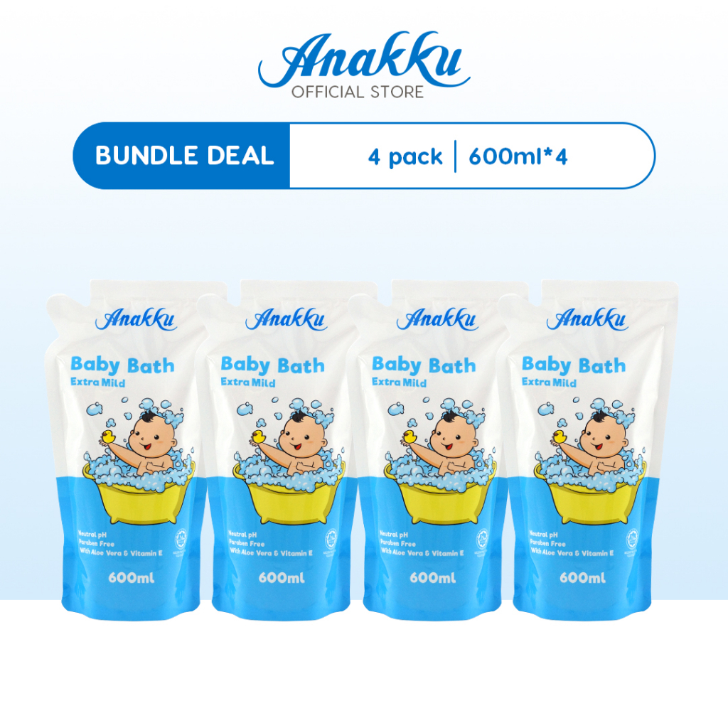 [BUNDLE DEAL] Anakku Baby Bath Refill Pack | Sabun Mandian Bayi Pek Isi ...