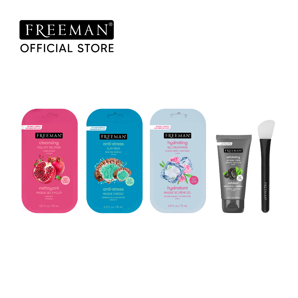 Freeman Beauty Refresh and Glow 5 piece Kit | Shopee Malaysia