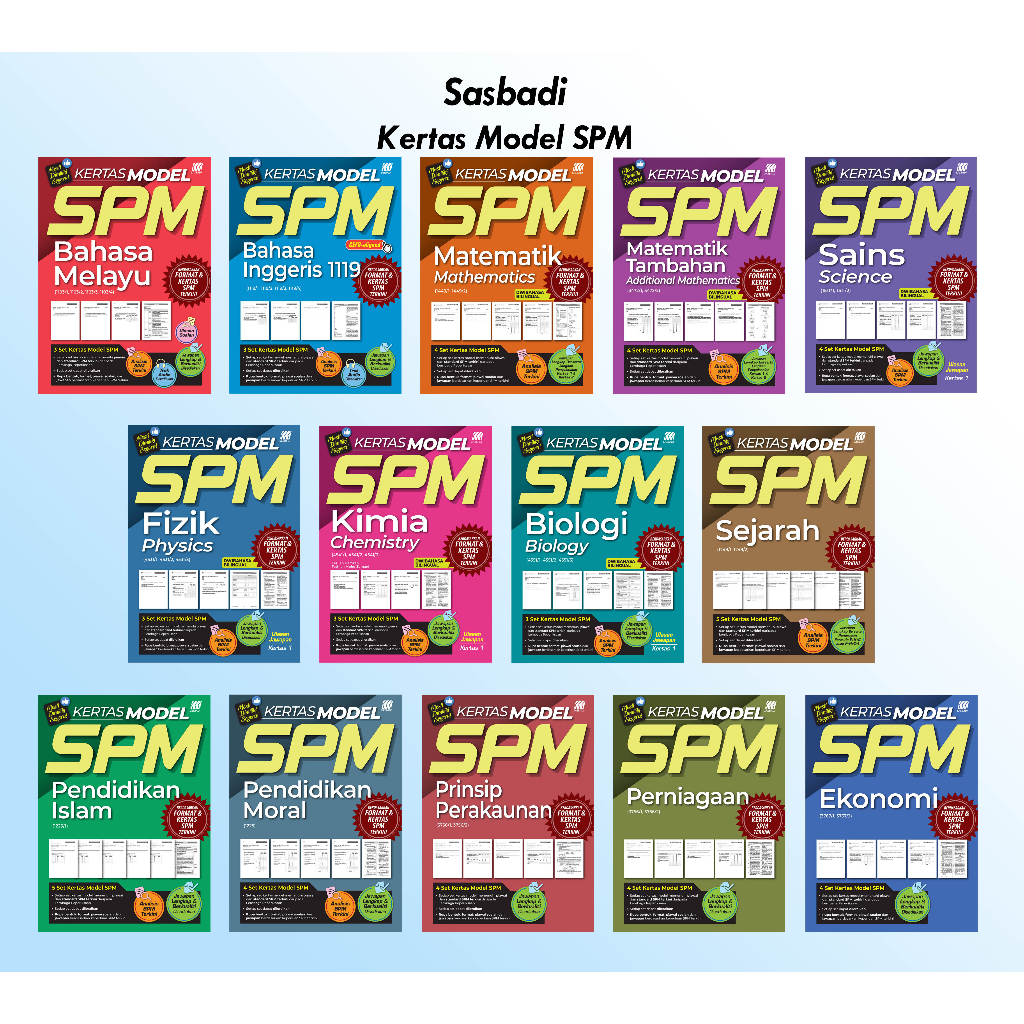 Sasbadi Kertas Model Spm 2023 Shopee Malaysia 