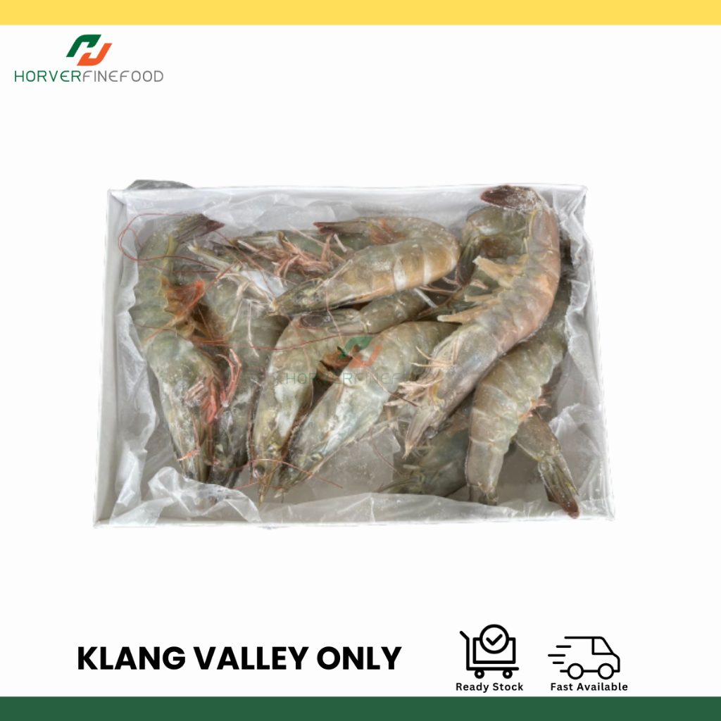 [Frozen] Sabah Raw Vannamei Prawn HOSO 21/25 500GM (±12PCS) 南美白虾 [KLANG ...