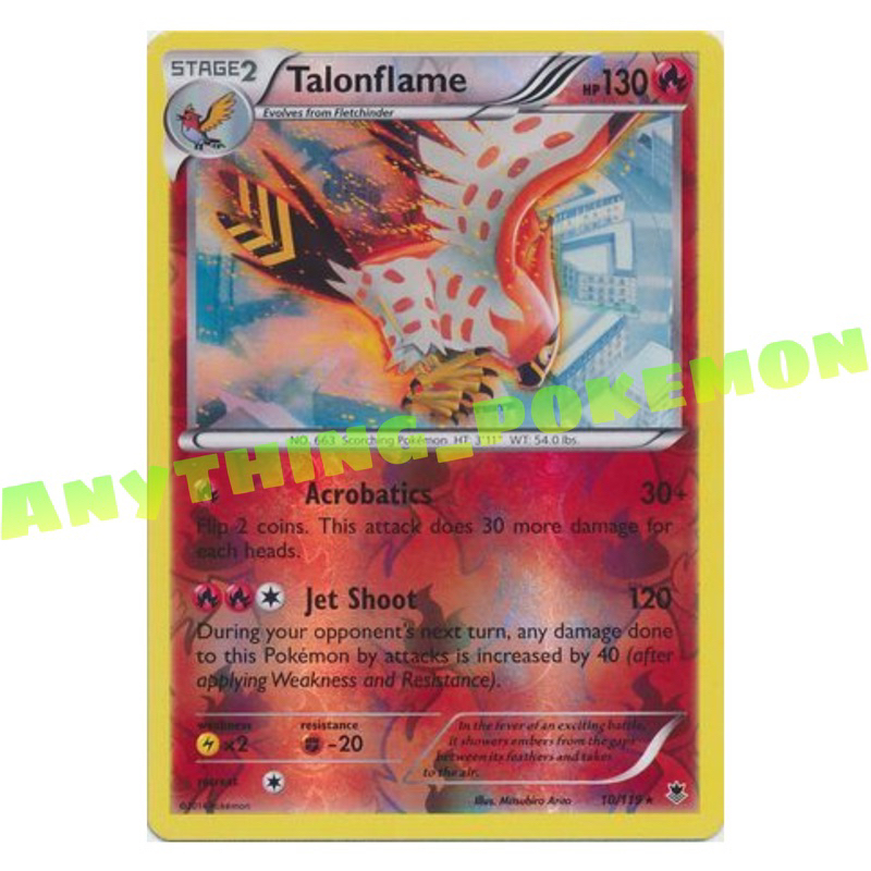 pokemon card holder case Talonflame 32/189 SWSH Darkness Ablaze Reverse Holo Rare Pokemon Card –  Kawaii Collector main image 1