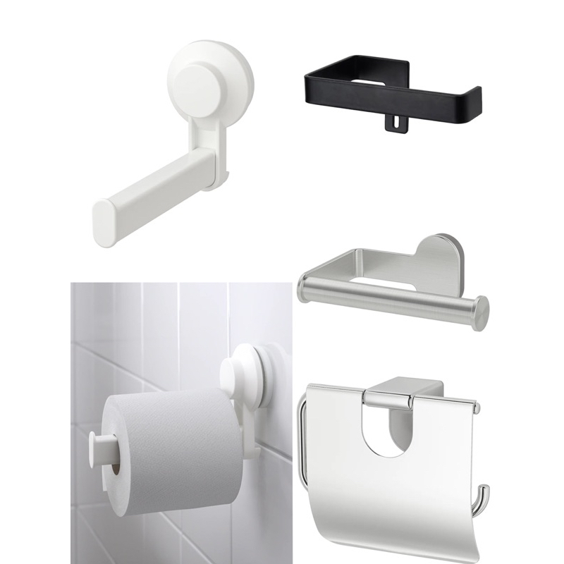 Sweden Toilet roll holder, black ,Paper Suspension Bar,holder with