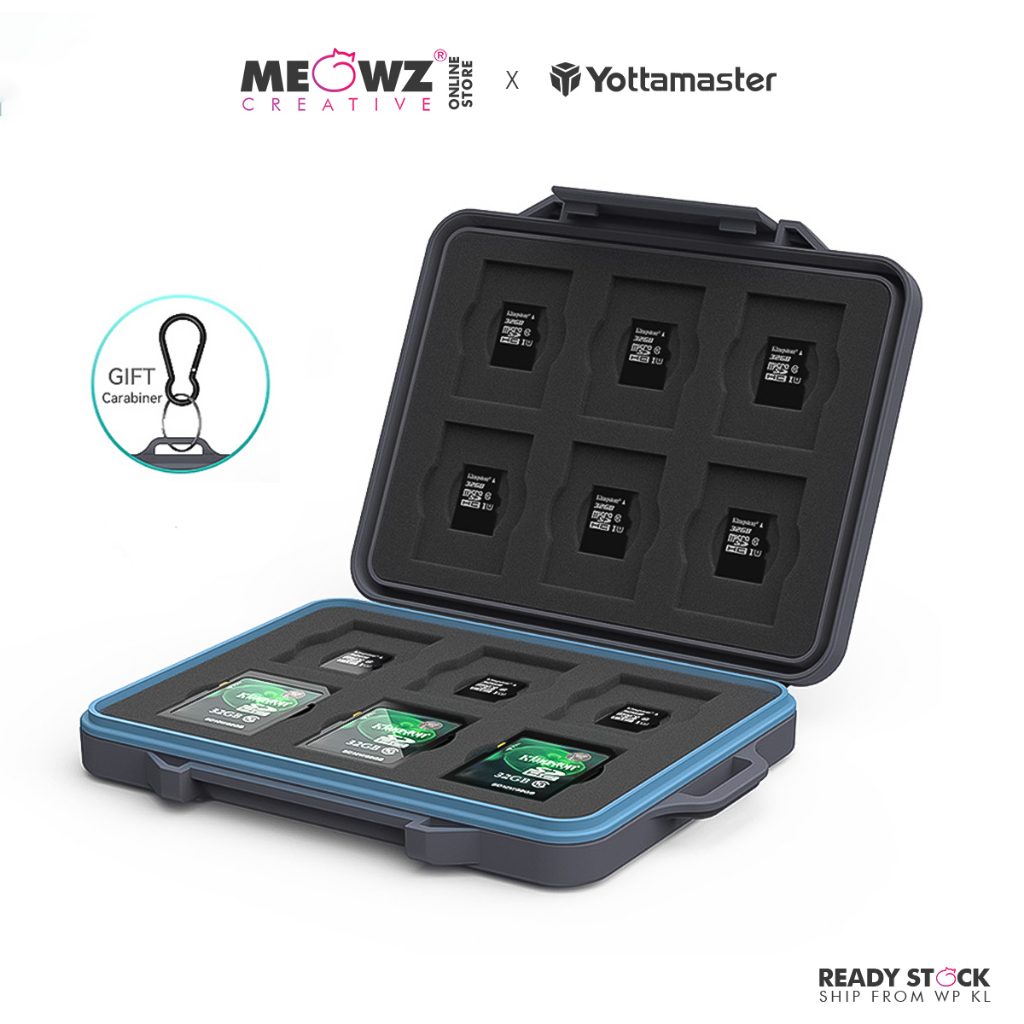 Yottamaster SD CF TF M.2 SSD HDD Memorry Card Case Multigrid Large ...