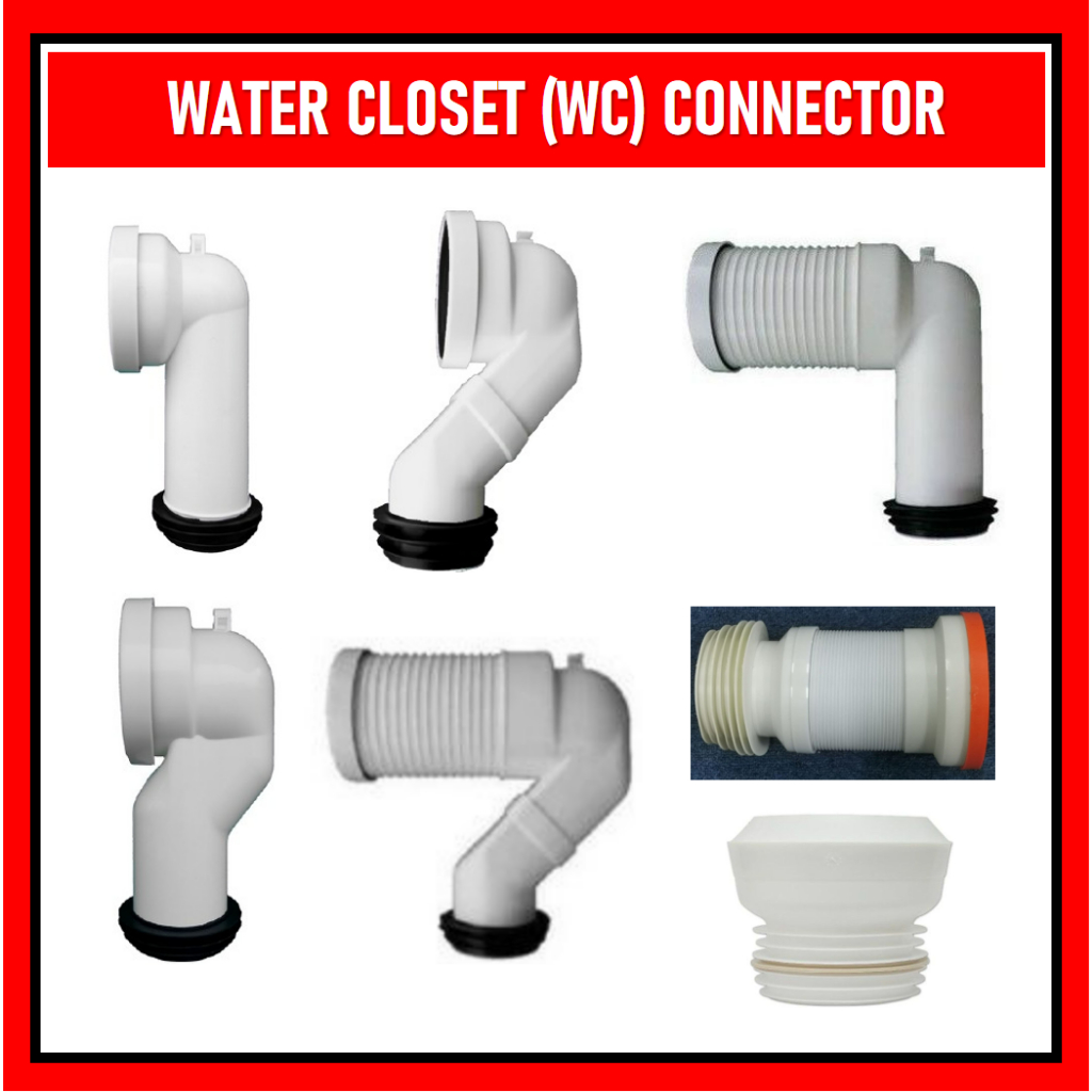 Elbow P to S Trap Connector for Water Closet WC Tandas | Shopee Malaysia