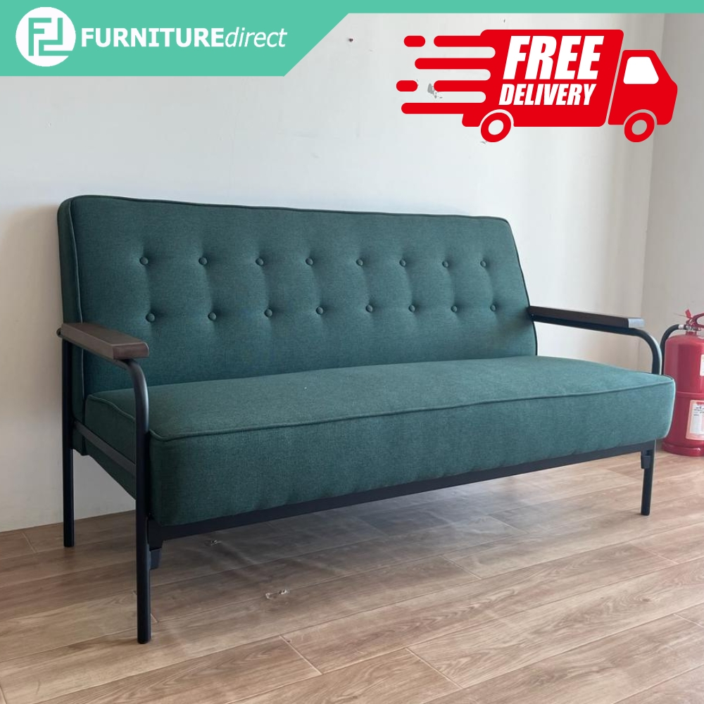 FREE SHIPPINGFurniture Direct DORSA 3 Seater Retro style Industrial