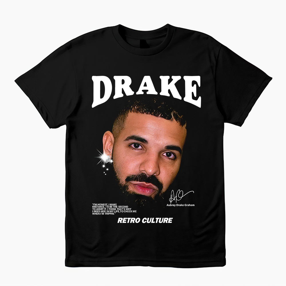 KARIMAKE【100% Cotton】2023 Genuine Original Drake Rapper T-Shirt ...