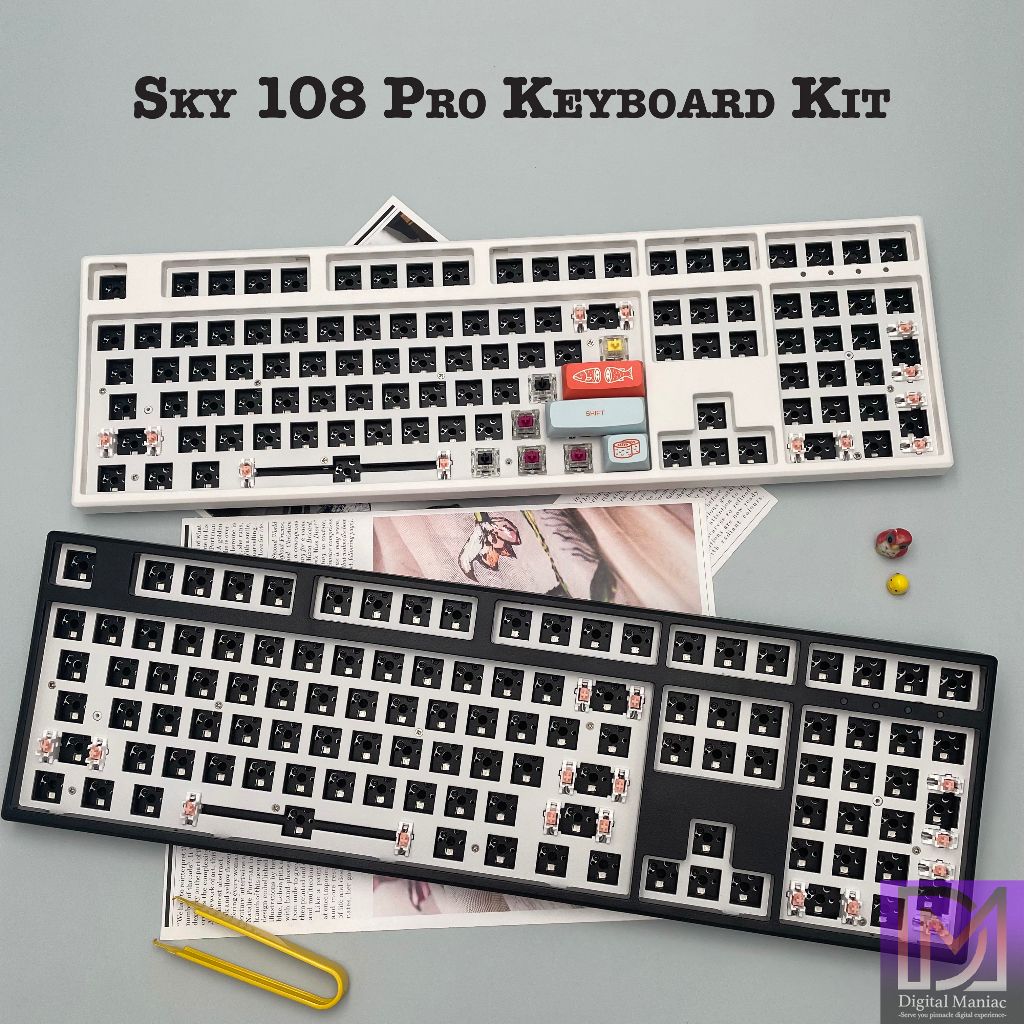 [LOCAL STOCK] Sky 108 Keyboard Kit Barebone RGB 3 Modes Bluetooth