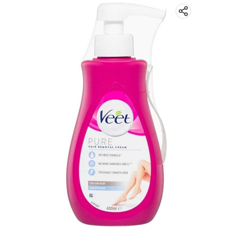 Veet Hair Removal Cream Sensitive Skin (400ml) Shopee Malaysia