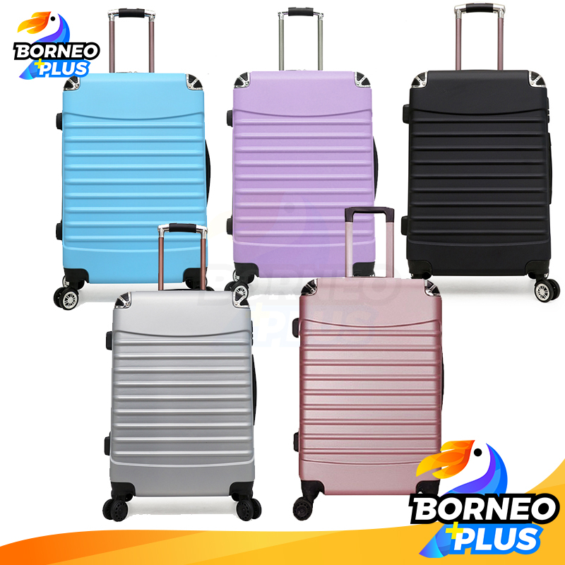 Borneo Travel Luggage Bag 4 Wheels Spinner Cabin Suitcase Hand Carry ...