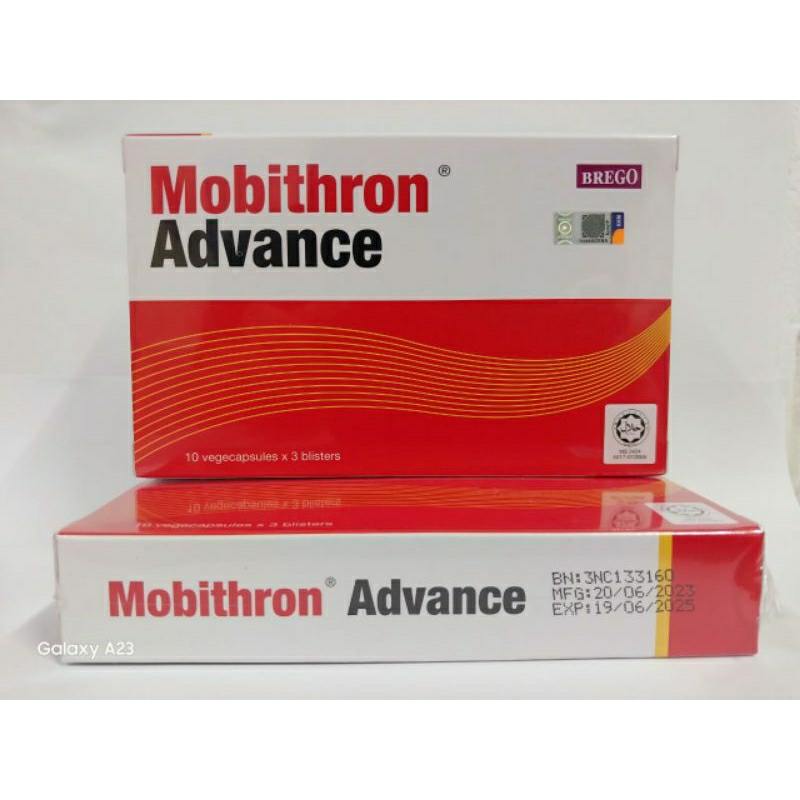 Mobithron Advance Vegecapsules 30 S Box Shopee Malaysia