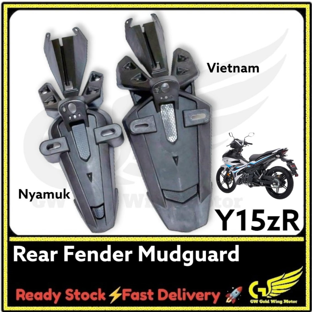 YAMAHA Y15 ZR MUDGUARD BELAKANG EKOR NYAMUK REAR FENDER MUD GUARD ...