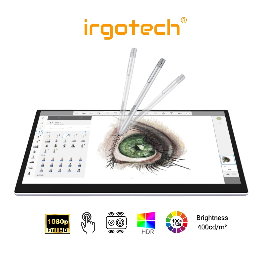 Portable Monitor Stylus Pen Touch Screen 13 3 inch Portable Monitor IPS