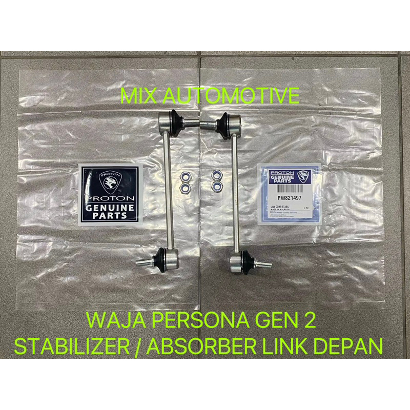 100 ORIGINAL PROTON ABSORBER STABILIZER LINK FRONT DEPAN PW821497 FOR