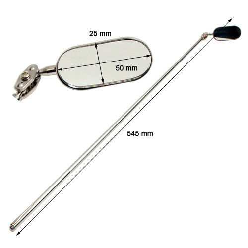 MKR Telescoping Welding Inspection Mirror 50×25 mm L 545mm SM-533 ...
