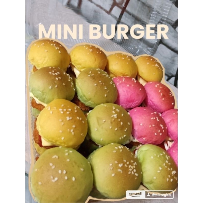 ROTI MINI BURGER COMEL🍔1 oder max 10 pack.sila add kotak ye👌 | Shopee ...