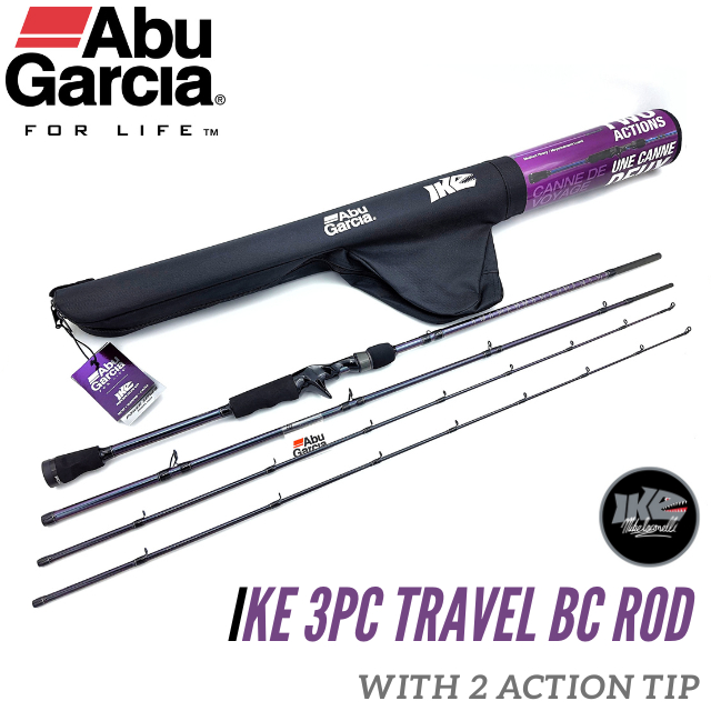 abu garcia ike signature series travel casting rod 6'10" Finesse Spinning Fishing Rod, 1 Piece Medium Light Power for All Types of Freshwater Fishing, Balanced and Lightweight : Sports & Outdoors 3 ball bearings ABU GARCIA - IKE SIGNATURE