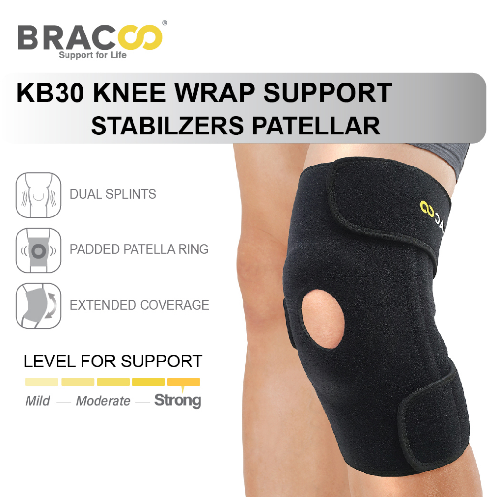 [Ready Stock] BRACOO KB30 Knee Support With Stabilizers Patellar ...