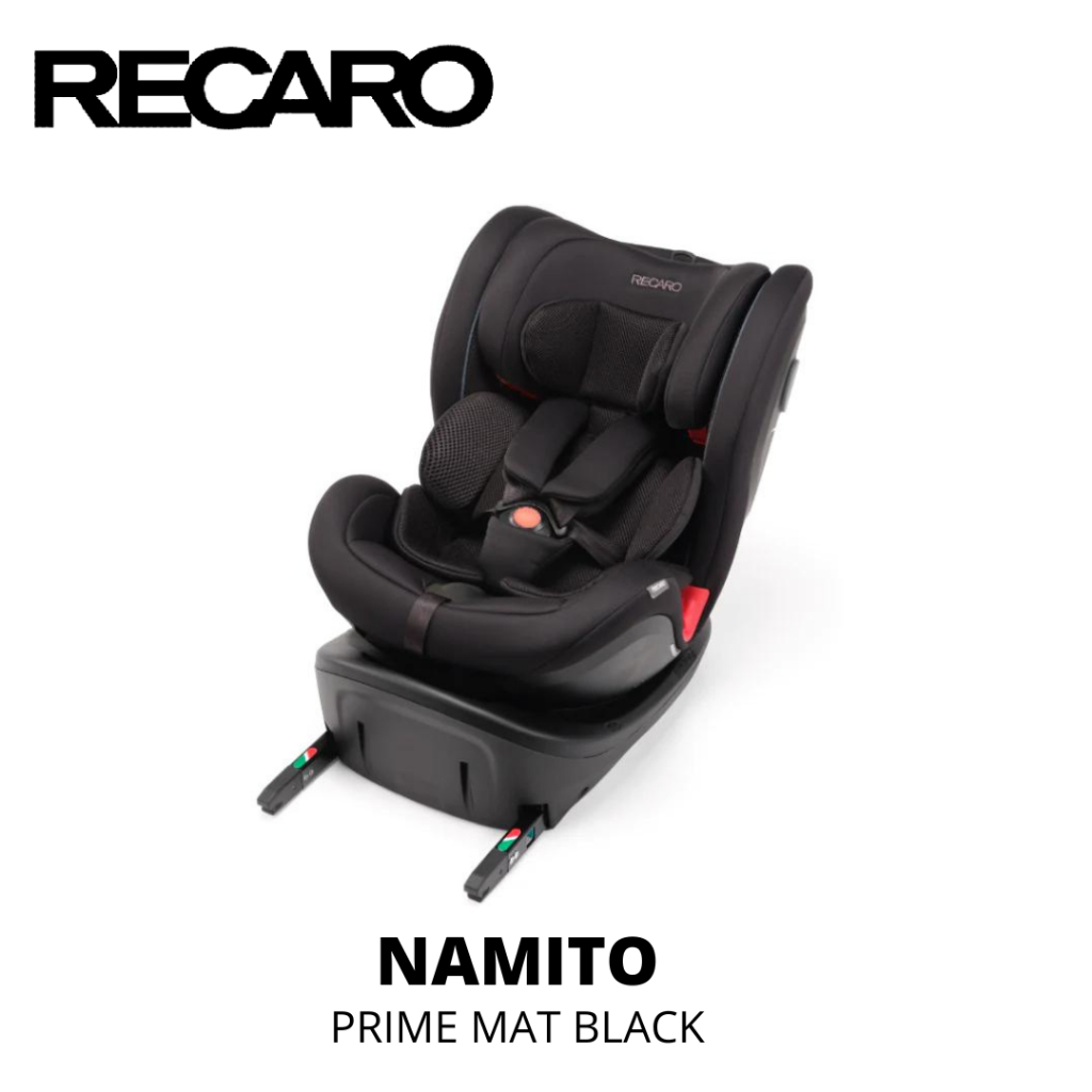 Recaro Namito Baby Car Seat 360 Spin with Isofix Base Prime Mat Black