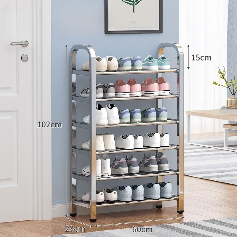 Stainless Steel Shoes Rack Indoor Outdoor Rack Shoe Rack Shelf