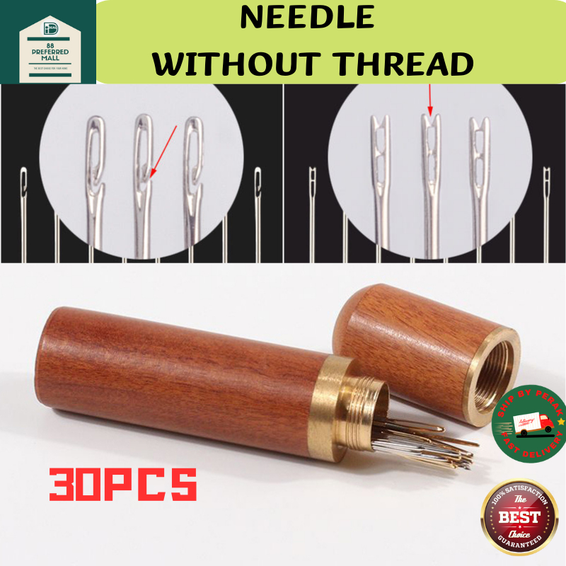 30pcs Blind Sewing Needle Elderly Stainless Steel Quick Automatic Self ...