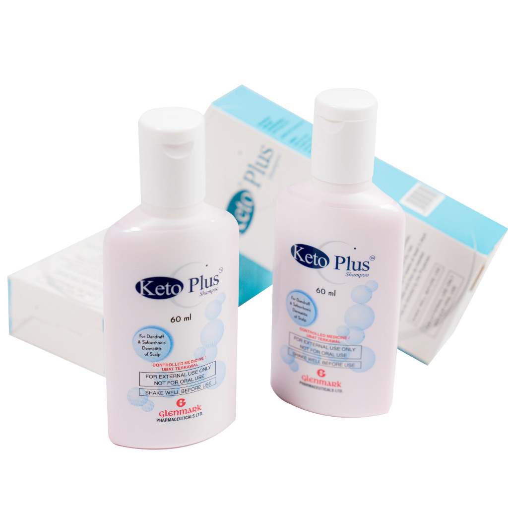 Keto Plus Shampoo for dandruff & seborrhoiec dermatitis of scalp 60ML